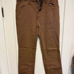 Wrangler Men's Corduroy Pants - Rich Brown